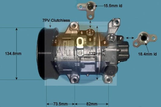 AUTO AIR 14-4326 Air Conditioning Compressor Fits Toyota Avensis Corolla
