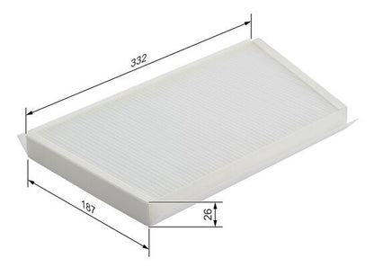 BOSCH 1987432070 Cabin Air Filter Engine Compartment Fits CLC-Class CLK