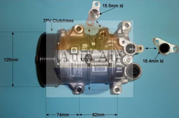 AUTO AIR 14-1277 Air Compressor A/C Air Con Air Conditioning Fits Toyota RAV4