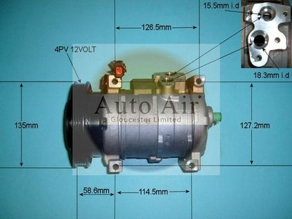 AUTO AIR 14-7497 Air Conditioning Compressor Fits Chrysler Neon PT Cruiser