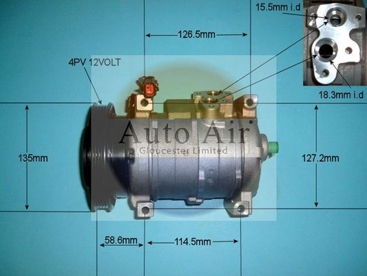 AUTO AIR 14-7497 Air Conditioning Compressor Fits Chrysler Neon PT Cruiser