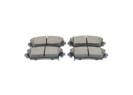 BOSCH 0986494688 Brake Pad Set For Disc Front 16.6mm Thickness Fits Kia Picanto