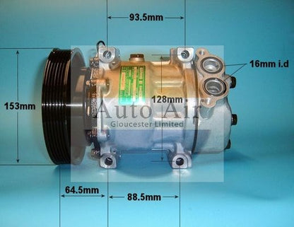 AUTO AIR 14-0313 Air Conditioning Compressor Fits Renault Espace Safrane