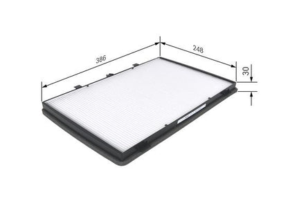 BOSCH 1987432182 Cabin Air Filter Fits MG MG XPower MG ZT MG ZT-T Rover 75