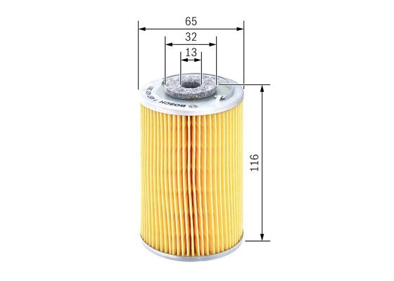 BOSCH 1457431261 Fuel Filter Insert 65mm Diameter For Mercedes-Benz Coupe Pagode