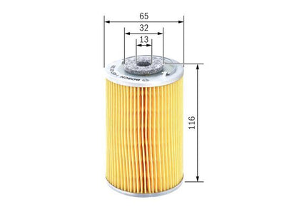 BOSCH 1457431261 Fuel Filter Insert 65mm Diameter For Mercedes-Benz Coupe Pagode