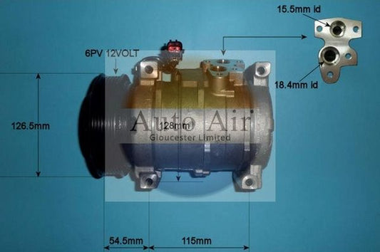 AUTO AIR 14-0088 Air Compressor A/C Air Con Air Conditioning Fits Jeep Cherokee