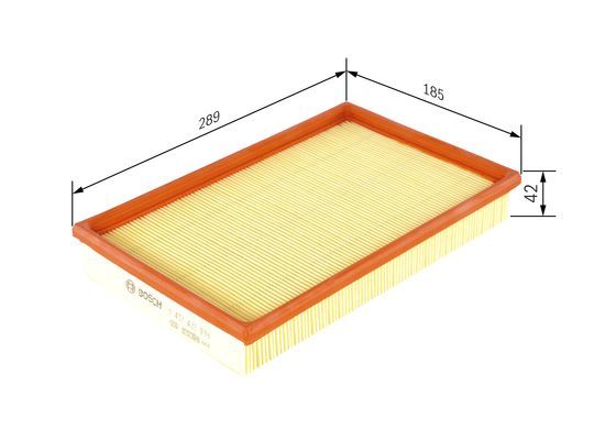 BOSCH 1457429896 Air Filter Fits Opel Calibra Vectra Vauxhall Calibra Cavalier