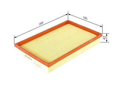 BOSCH 1457429896 Air Filter Fits Opel Calibra Vectra Vauxhall Calibra Cavalier