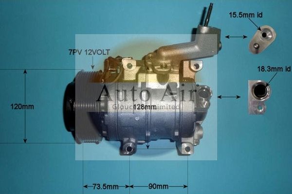 Auto Air 14-0018 A/C Air Con Compressor Air Conditioning Fits Honda CR-V