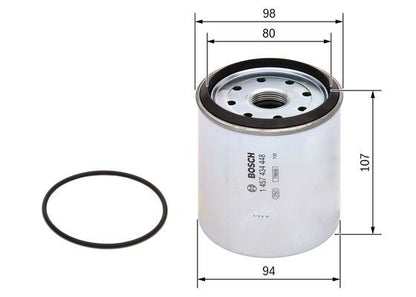 BOSCH 1457434448 Fuel Filter Fits Chrysler Voyager Jeep Cherokee Grand Cherokee