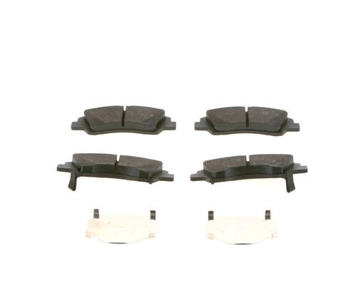 BOSCH 0986494760 Brake Pad Set For Disc Front 16.6mm Thickness Fits Hyundai i10