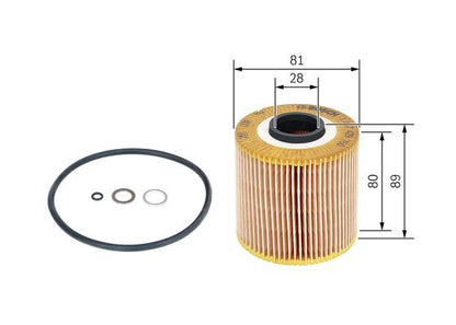 BOSCH 1457429760 Oil Filter 81mm Ø Fits BMW 3 Series 5 Series Isuzu Trooper