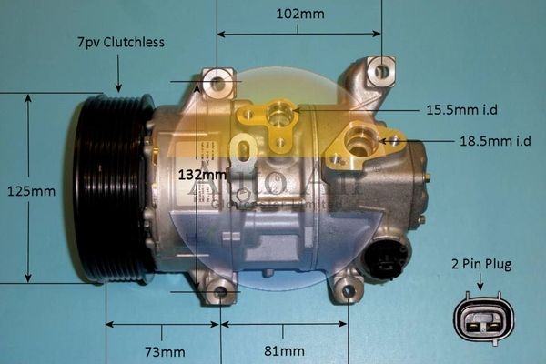 AUTO AIR 14-0291 Air Compressor A/C Air Con Air Conditioning Fits Toyota RAV4