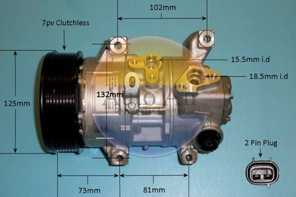 AUTO AIR 14-0291 Air Compressor A/C Air Con Air Conditioning Fits Toyota RAV4