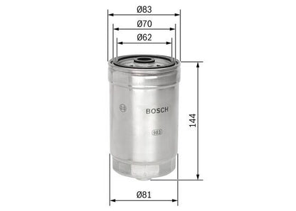 BOSCH 1457434314 Fuel Filter Spin-On Fits Alfa Romeo Fiat Kia Lancia Peugeot