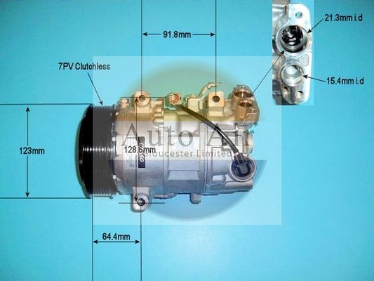 AUTO AIR 14-1273 Air Compressor A/C Air Con Air Conditioning Fits Renault