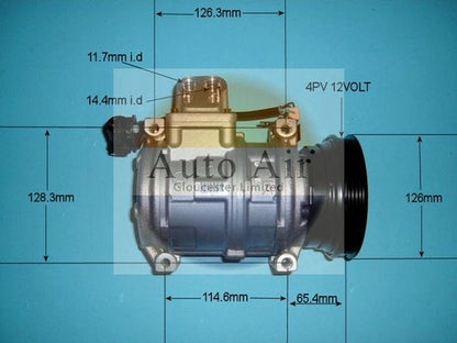 AUTO AIR 14-5663 Air Compressor A/C Air Conditioning Fits BMW Land Rover