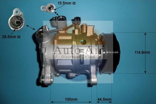 AUTO AIR 14-1052 Air Compressor A/C Air Con Air Conditioning Fits Alpina BMW