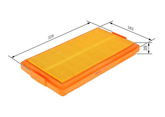 BOSCH 1457429928 Air Filter For BMW 2500-3.3 3 Series 5 Series 6 Series 7 Series