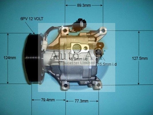 AUTO AIR 14-4394 Air Compressor A/C Air Conditioning Fits Toyota Corolla