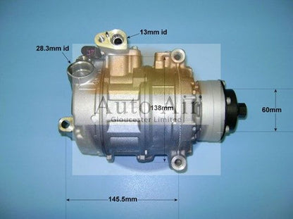 AUTO AIR 14-9725 Air Compressor A/C Air Conditioning Fits Audi Lamborghini