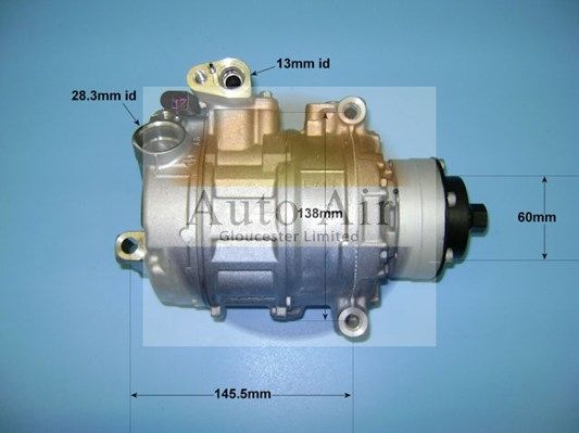 AUTO AIR 14-9725 Air Compressor A/C Air Conditioning Fits Audi Lamborghini