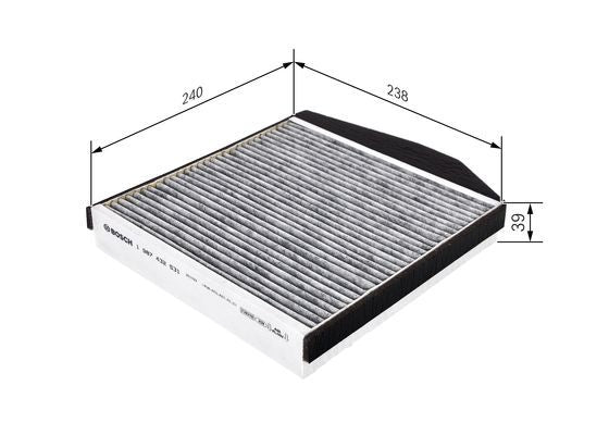 BOSCH 1987432531 Cabin Air Filter Fits Volvo S60 S80 V70 XC70 Cross Country XC90