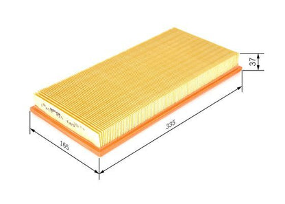 BOSCH 1457429085 Air Filter 335mm Insert Fits BMW 5 Series Volvo 240 340-360