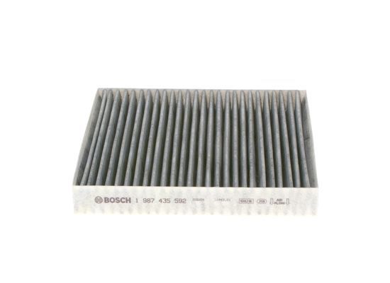 BOSCH 1987435592 Cabin Air Filter 216mm Activated Carbon Fits Nissan Subaru