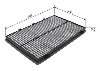 BOSCH 1987432482 Cabin Air Filter Fits MG MG XPower MG ZT MG ZT-T Rover 75