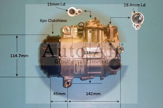 AUTO AIR 14-1762 Air Conditioning Compressor Fits Mercedes-Benz M-Class GLE