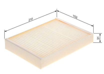 BOSCH 1987435121 Cabin Air Filter Fits Mercedes-Benz Marco Polo V-Class Vito