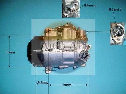 AUTO AIR 14-9660 Air Conditioning Compressor A/C Fits Mercedes-Benz E-Class