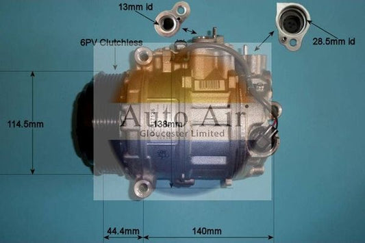 AUTO AIR 14-0206 Air Compressor A/C Air Con Air Conditioning Fits Mercedes-Benz