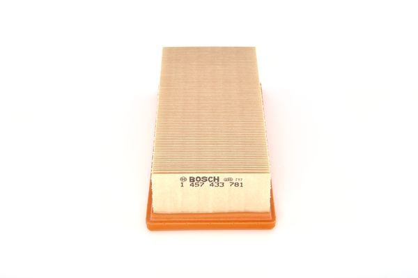 BOSCH 1457433781 Air Filter 271mm Length Insert Fits Honda Land Rover MG Rover