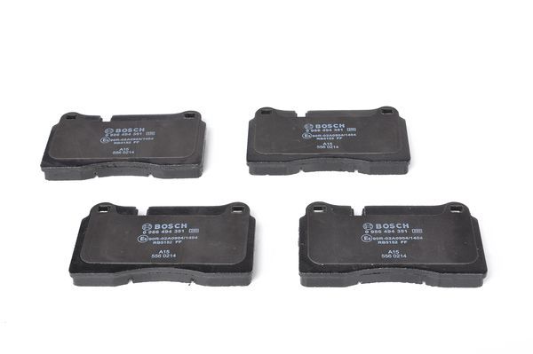 BOSCH 0986494351 Brake Pad Set For Disc Front 17.3mm Thickness Fits Land Rover