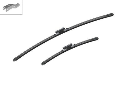 2 x BOSCH AEROTWIN A159S Flat Wiper Blades (Pair) 400/700mm Fits Toyota