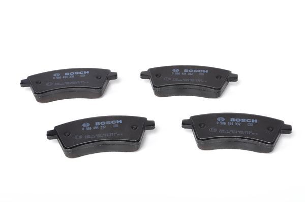 BOSCH 0986494332 Brake Pad Set For Disc Brake Front Fits Mercedes-Benz Renault
