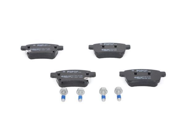 BOSCH 0986494747 Brake Pad Set For Disc Rear 17mm Thickness Fits Opel Vauxhall