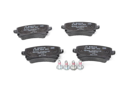 BOSCH 0986494303 Brake Pad Set For Disc Brake Rear 17.5mm Thickness Fits Audi VW