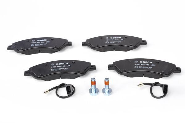 BOSCH 0986494236 Brake Pad Set For Disc Brake Front Fits Transit Tourneo