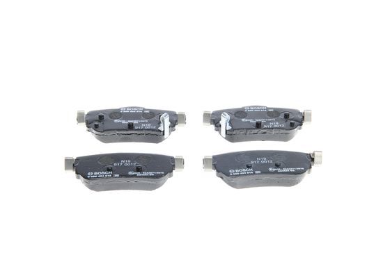 BOSCH 0986494816 Brake Pad Set For Disc Rear 15.2mm Thickness For Nissan Renault