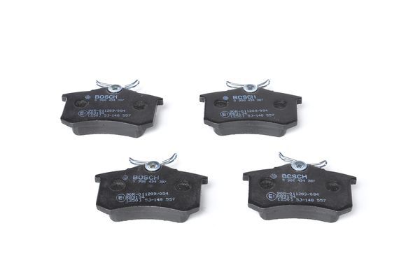 BOSCH 0986494387 Brake Pad Set For Disc Brake Rear Fits Audi Renault Seat VW
