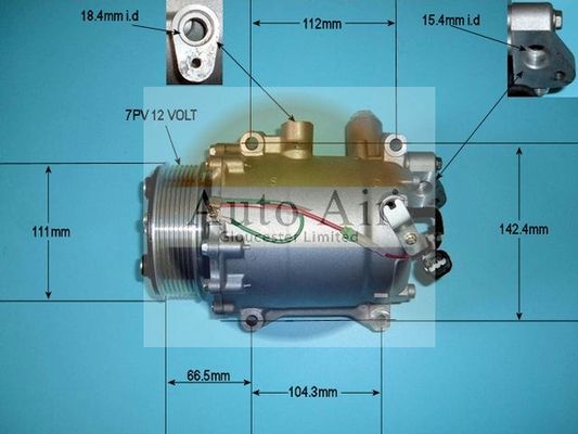AUTO AIR 14-3753P Air Compressor A/C Air Con Air Conditioning Fits Honda CR-V