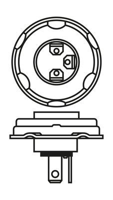 BOSCH 1987302021 Spotlight Bulb Fits Fiat Lada Peugeot Renault Suzuki Toyota