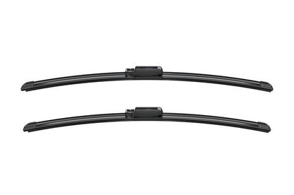 2 x BOSCH AEROTWIN A017S Flat Wiper Blades (Pair) 555/555mm Length Fits Audi