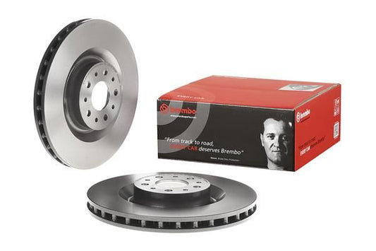 2x BREMBO 09.A444.41 Brake Disc Front For Fiat Doblo 500L Combo Vauxhall Combo