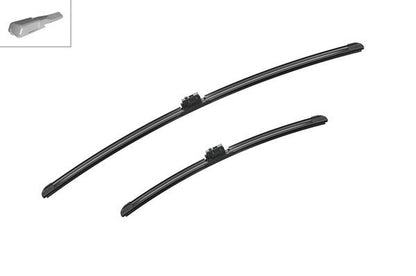 2 x BOSCH AEROTWIN A180S Flat Wiper Blades (Pair) 700/450mm Fits Mercedes