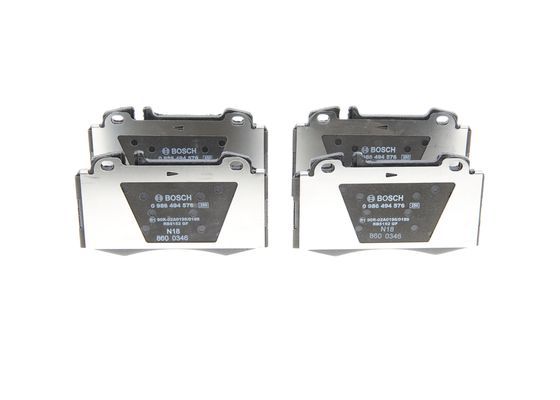 BOSCH 0986494576 Brake Pad Set For Disc Front 17.5mm Thickness For Mercedes-Benz
